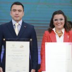 ❖ECUADOR▮Daniel Noboa y María José Pinto reciben credenciales como presidente y vicepresidenta electos del Ecuador