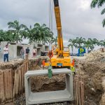 ❖MANABÍ▮Portoviejo recibe estructuras gigantes para combatir las inundaciones con el proyecto MegaHidro