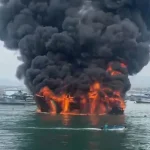 ❖ MANABÍ▮¡Explos1on3s y fu3go en el muelle! Inc3nd1o afecta varias embarcaciones en Manta