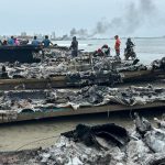 ❖ MANABÍ▮Entre cenizas y pérdidas: así amaneció el puerto tras el devastador incendio