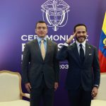 ❖ COLOMBIA▮Noboa participa en la posesión presidencial de Abelardo de la Espriella en Colombia