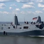 ❖ MANABÍ▮El USS San Antonio sorprende a Manta tras su llegada al puerto