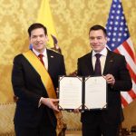 ❖ ECUADOR▮Noboa recibe a Marco Rubio en Carondelet y le entrega condecoración