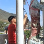 ❖ MANABÍ▮Restauran las esculturas de San Pedro y San Pablo en Montecristi