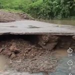 ❖ MANABÍ▮La Toquilla queda sin paso tras colapso de puente por las lluvias